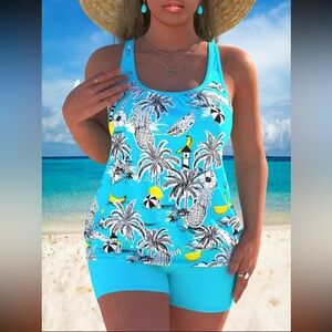 NEW 2 Piece SwimTankini Set  #SW-T2-0115